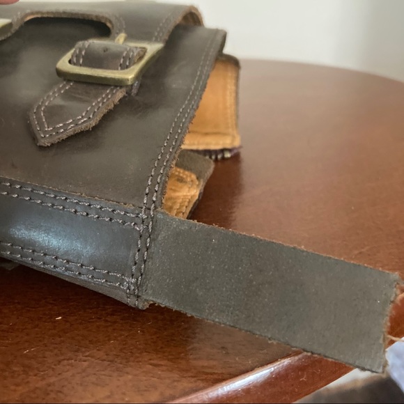 Hunter Alina Leather Biker Boots Brown 6 - Picture 6 of 7